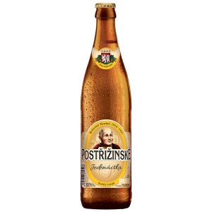 Postřižiny-Postřižinské pivo 11%, svetlý ležiak, 4,7%alc., 0.5l fľaša